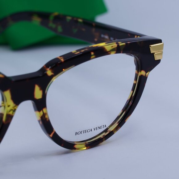 Bottega Veneta BV1106O 002 Cat Eye Eyeglasses 52mm – Havana - Picture 2 of 12
